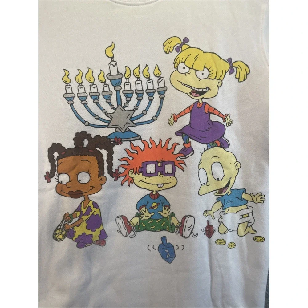 Rugrats Nickelodeon T-shirt  Adult Large 2022 White‎ Licensed Casual